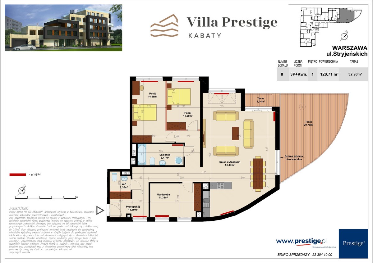 8 Villa Prestige (Apartamenty), Kabaty apartament nr 8
