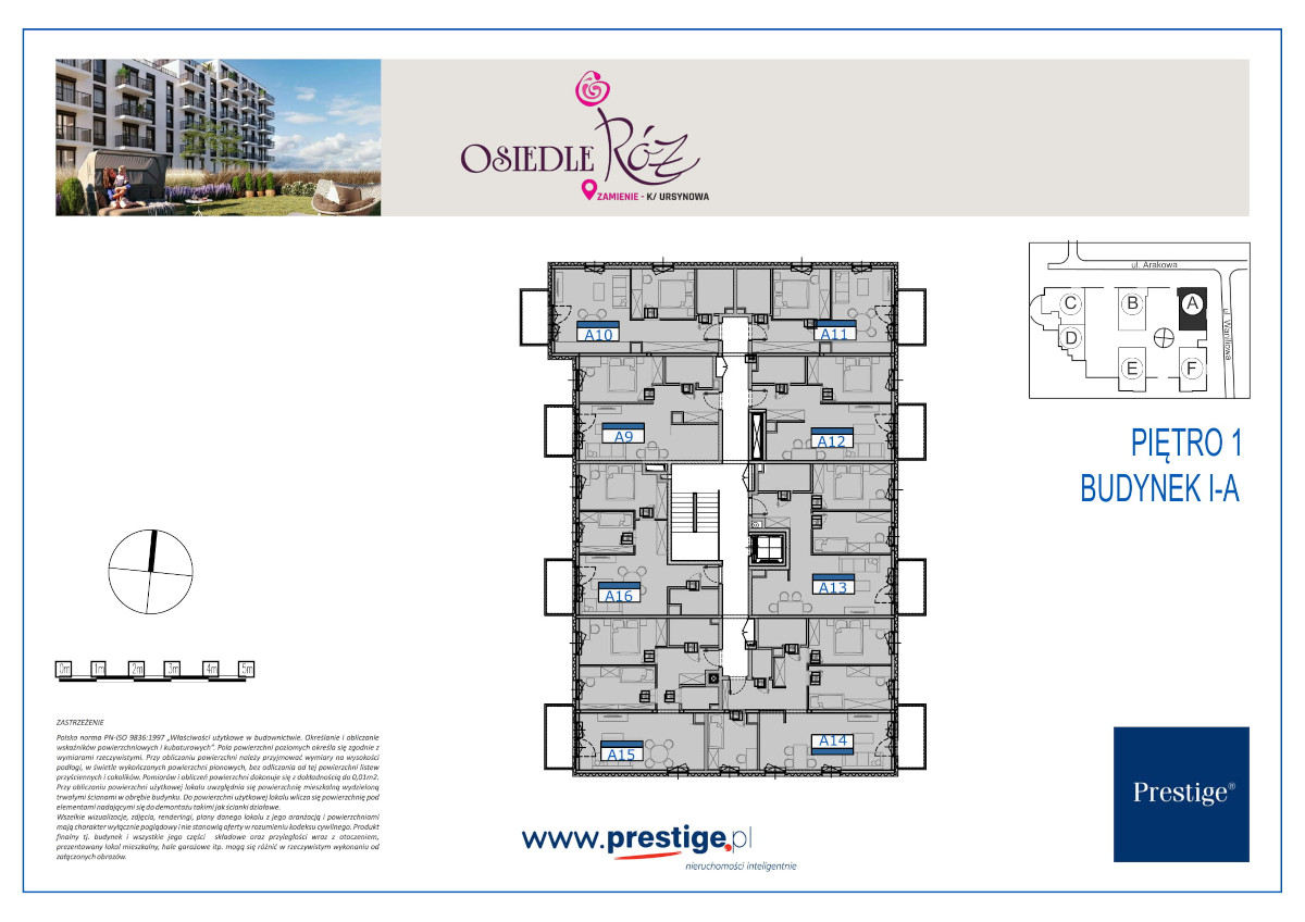 p1 Osiedle Róż Zamienie, budynek A, mieszkanie nr A12 | Prestige