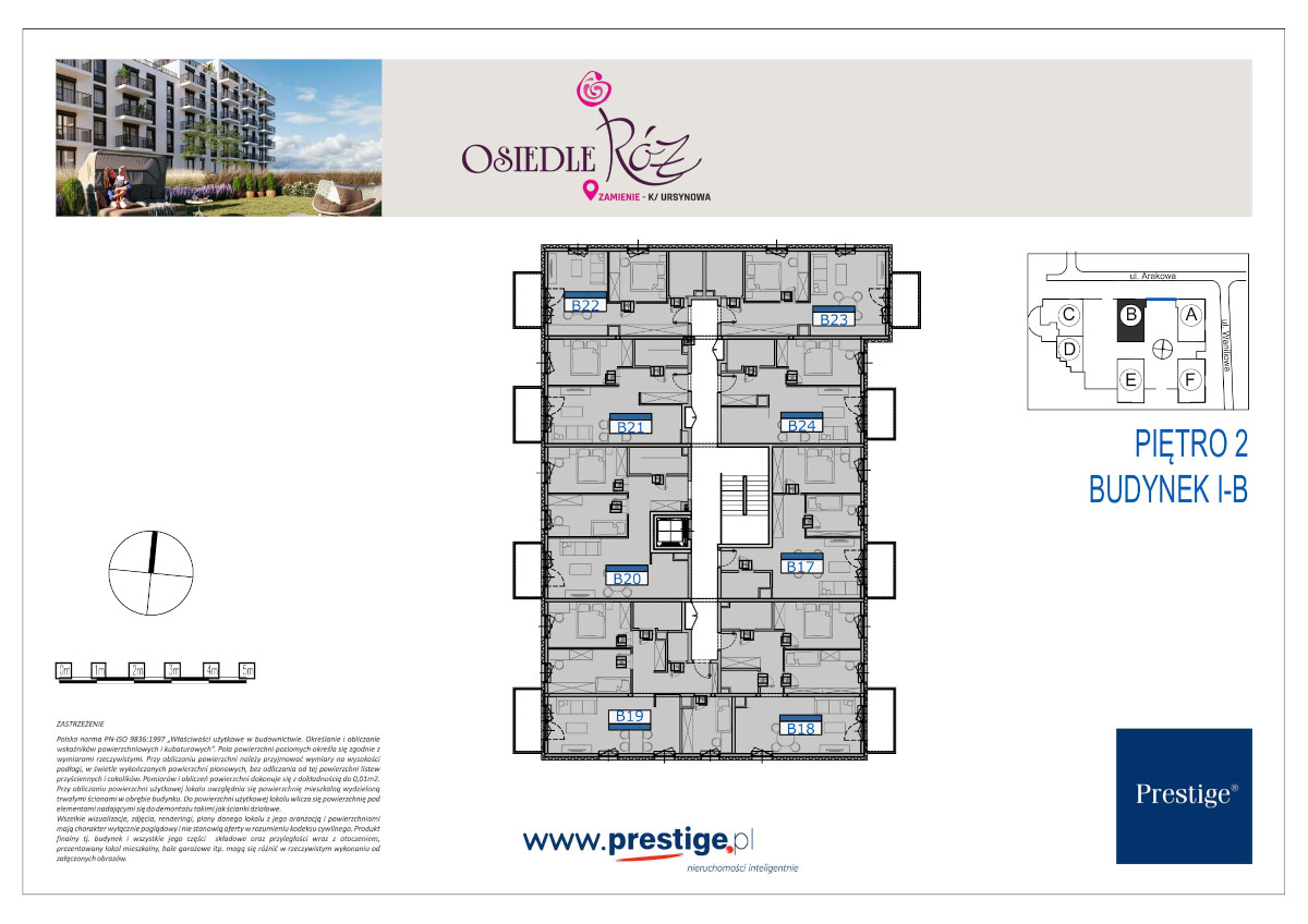 p2 Osiedle Róż Zamienie, budynek B, mieszkanie nr B22 | Prestige