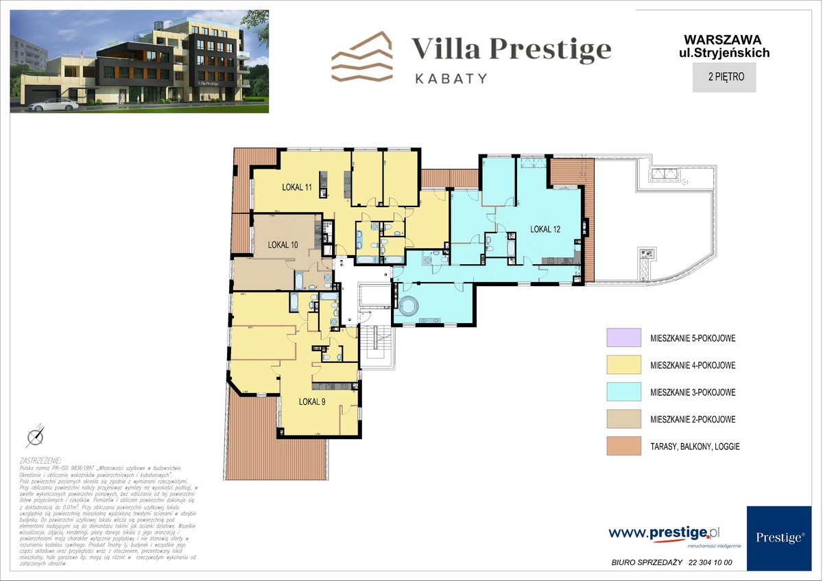2p Villa Prestige (Apartamenty), Kabaty apartament nr 12